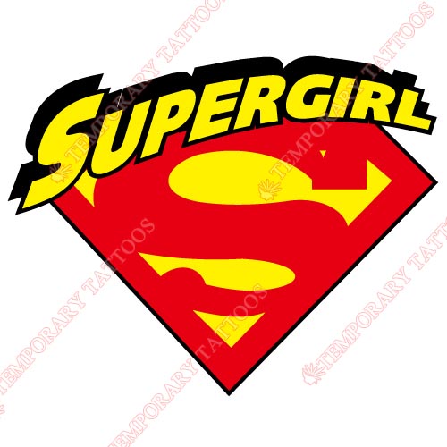 Supergirl Customize Temporary Tattoos Stickers NO.259